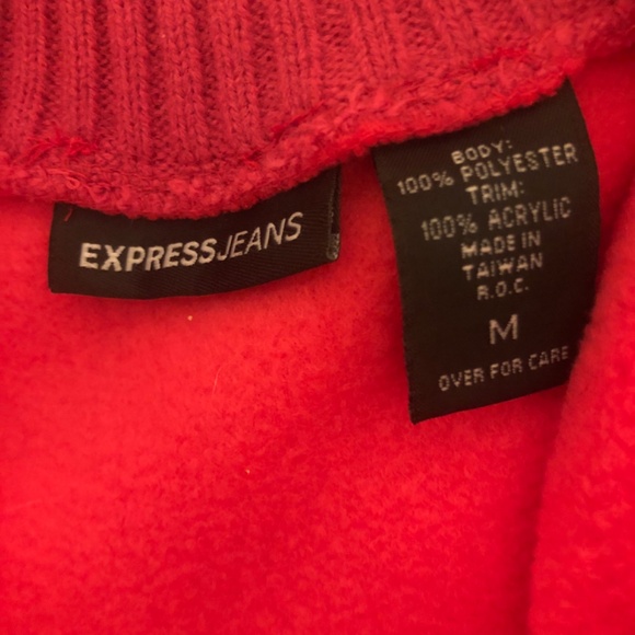 Beautiful 3 piece  Express fleece zip up with cotton crew top  and scarf - Picture 4 of 7